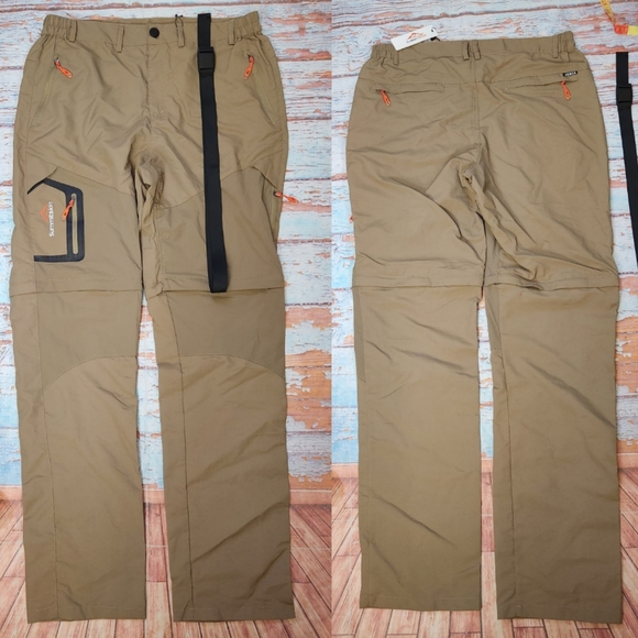 Summitskin versa khaki lightweight hiking mountain pants / shorts NWT - Picture 3 of 9